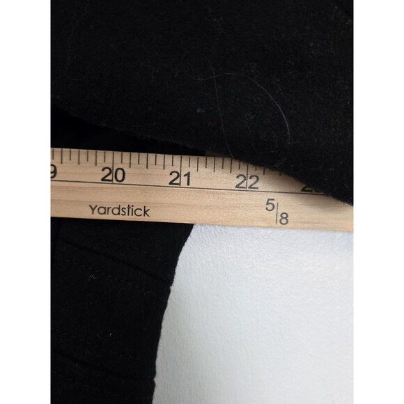 Kenneth Cole Coat Womens 14 Black Wool Blend Winter Old Money Classy Timeless - Picture 8 of 10